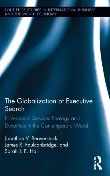 Cover of The Globalization of Executive Search