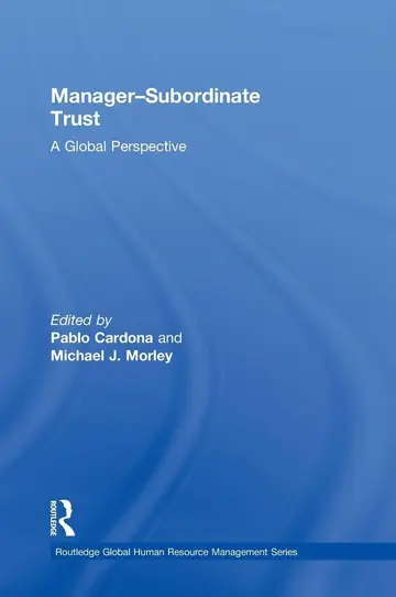 Cover of Manager-Subordinate Trust