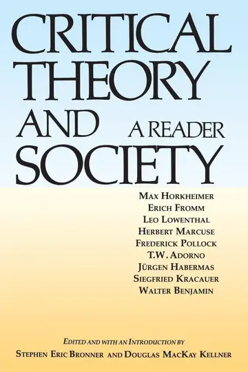 Cover of Critical Theory and Society