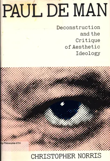 Cover of Paul De Man