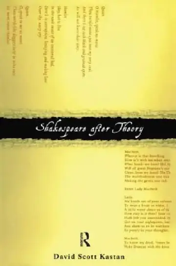 Cover of Shakespeare After Theory