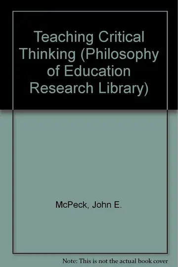 Cover of Teaching Critical Thinking