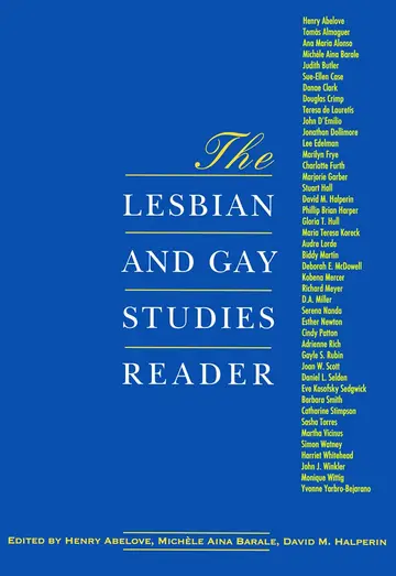 Cover of The Lesbian and Gay Studies Reader