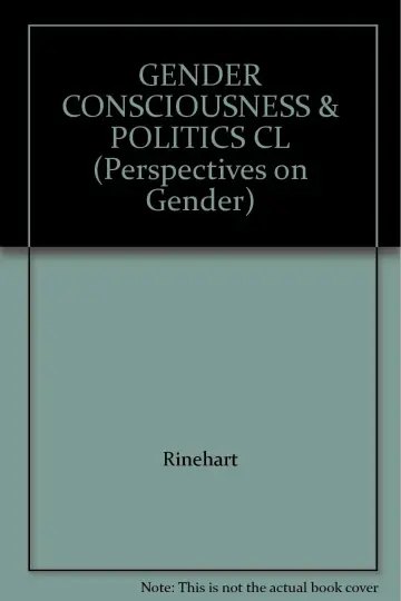 Cover of Gender Consciousness and Politics