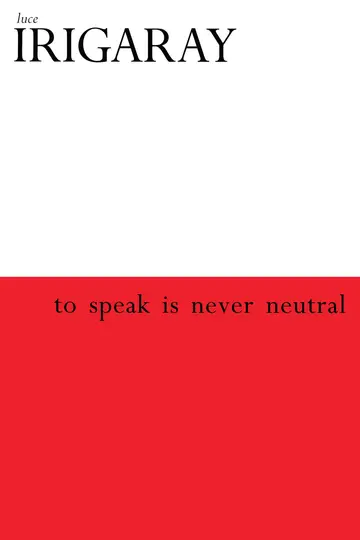 Cover of To Speak is Never Neutral