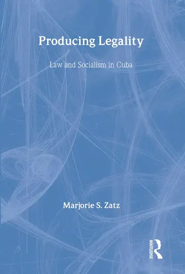 Cover of Producing Legality