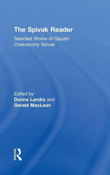 Cover of The Spivak Reader