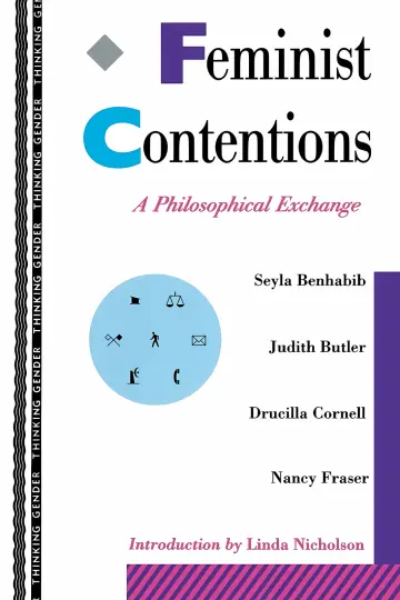 Cover of Feminist Contentions