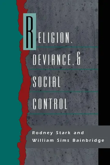 Cover of Religion, Deviance and Social Control