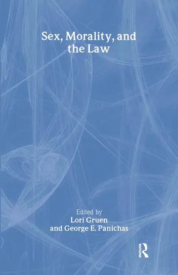Cover of Sex, Morality and the Law