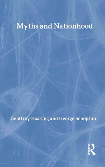 Cover of Myths and Nationhood