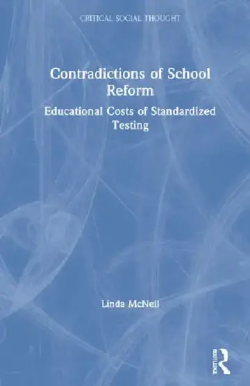 Cover of Contradictions of School Reform