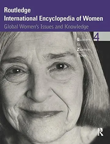 Cover of Routledge International Encyclopedia of Women