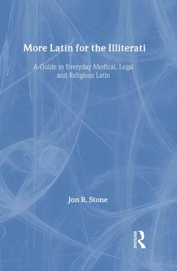 Cover of More Latin for the Illiterati