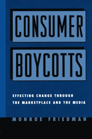 Cover of Consumer Boycotts