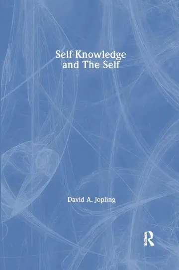 Cover of Self-Knowledge and the Self