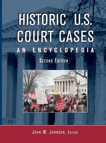 Cover of Historic U.S. Court Cases