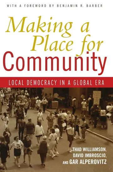 Cover of Making a Place for Community