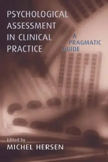 Cover of Psychological Assessment in Clinical Practice
