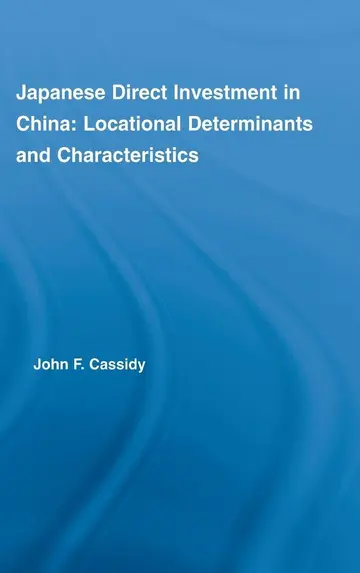 Cover of Japanese Direct Investment in China