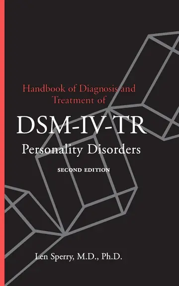 Cover of Handbook of Diagnosis and Treatment of Dsm-Iv-Tr Personality Disorders