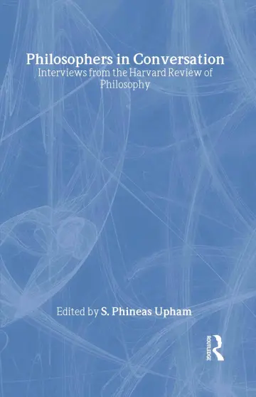 Cover of Philosophers in Conversation