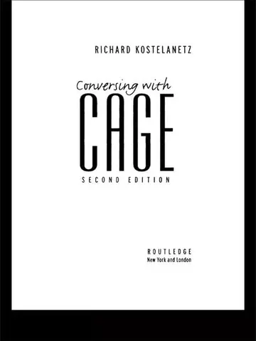 Cover of Conversing with Cage