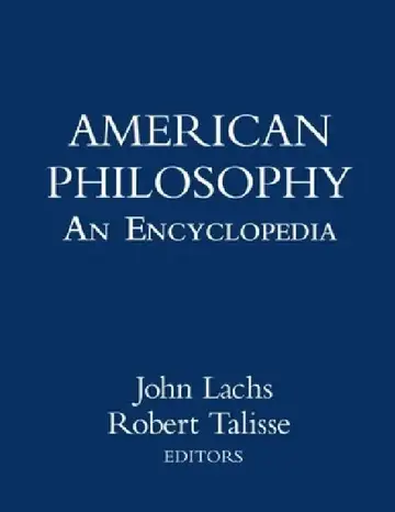 Cover of American Philosophy