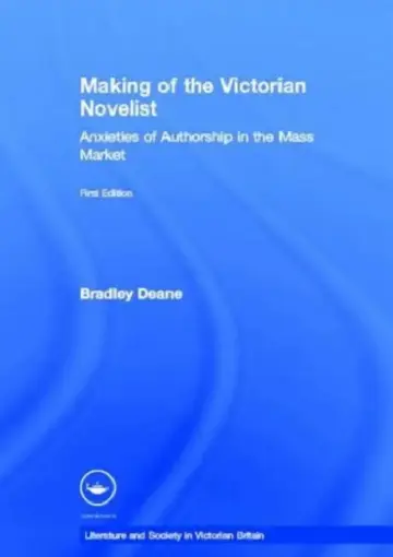 Cover of Making of the Victorian Novelist