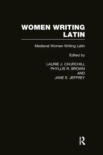 Cover of Women Writing Latin