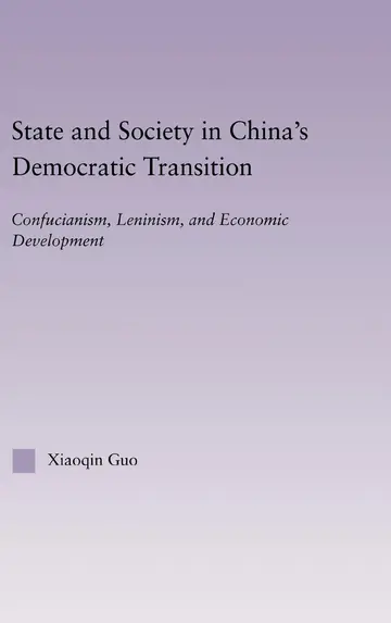 Cover of State and Society in China's Democratic Transition