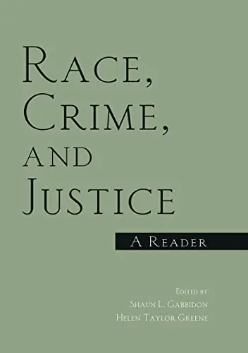 Cover of Race, Crime and Justice