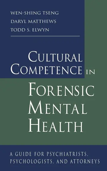 Cover of Cultural Competence in Forensic Mental Health