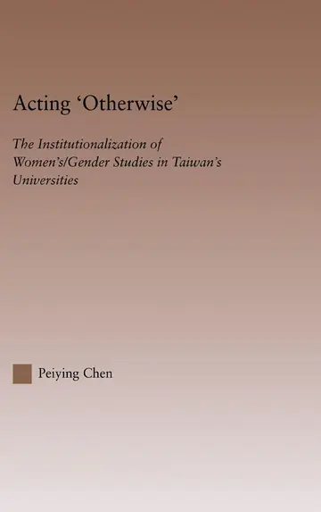Cover of Acting 'Otherwise'