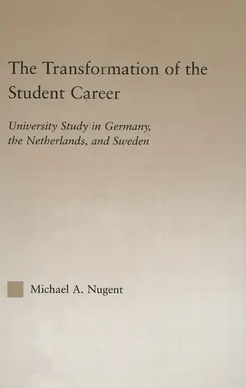 Cover of The Transformation of the Student Career