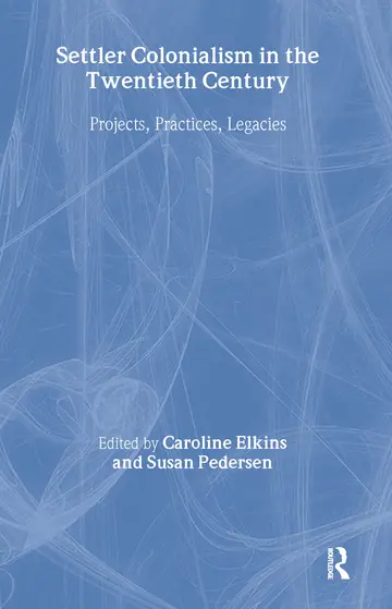 Cover of Settler Colonialism in the Twentieth Century