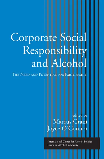 Cover of Corporate Social Responsibility and Alcohol