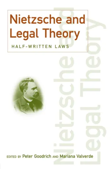 Cover of Nietzsche and Legal Theory