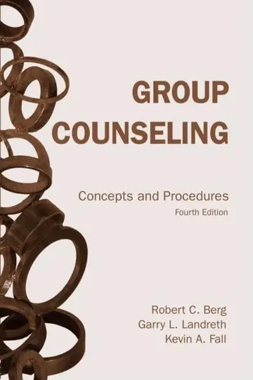 Cover of Group Counseling, fourth edition