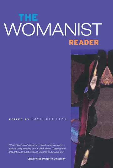 Cover of The Womanist Reader