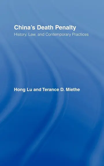 Cover of China's Death Penalty