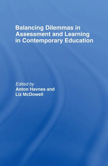 Cover of Balancing Dilemmas in Assessment and Learning in Contemporary Education