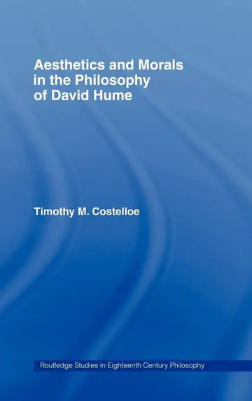 Cover of Aesthetics and Morals in the Philosophy of David Hume