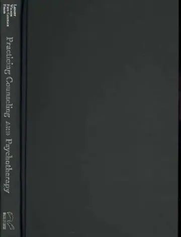 Cover of Practicing Counseling and Psychotherapy