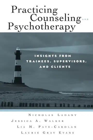 Cover of Practicing Counseling and Psychotherapy