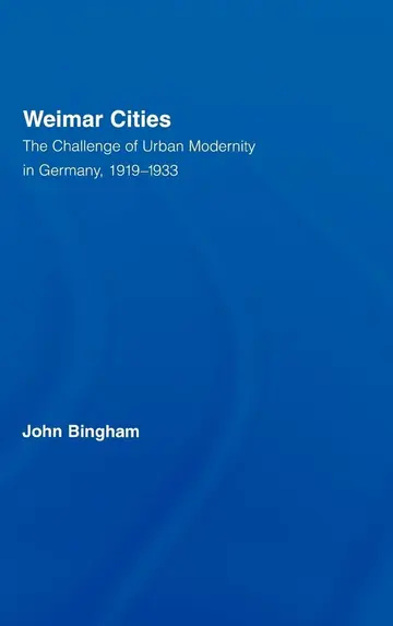 Cover of Weimar Cities