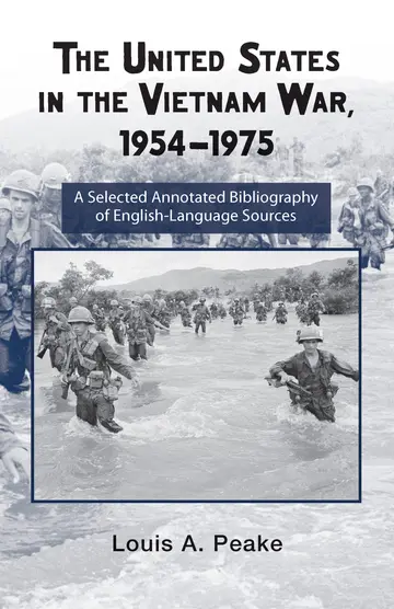 Cover of The United States in the Vietnam War, 1954-1975