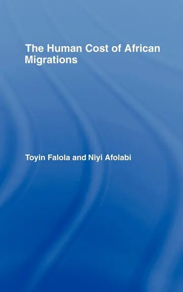 Cover of The Human Cost of African Migrations