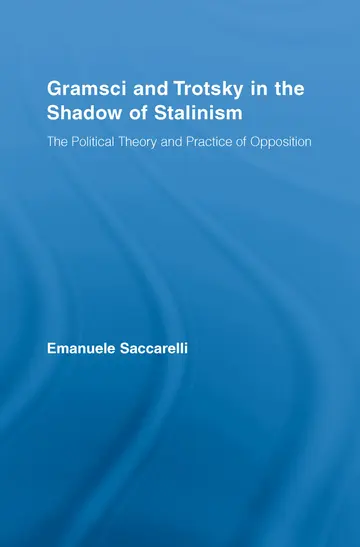 Cover of Gramsci and Trotsky in the Shadow of Stalinism
