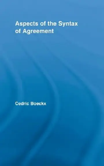 Cover of Aspects of the Syntax of Agreement